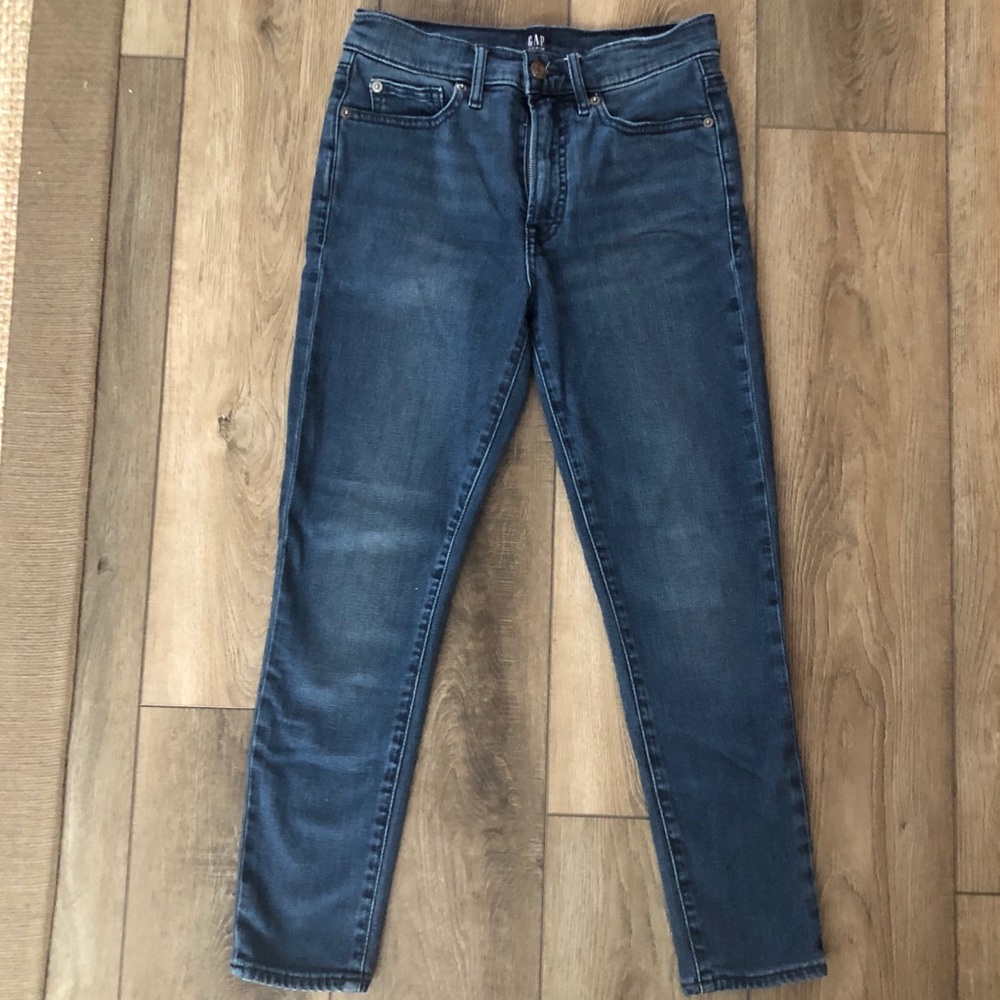 GAP High Rise True Skinny Jeans SZ 2/26 P